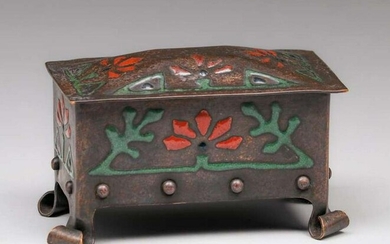 Art Crafts Shop - Buffalo, NY Copper & Enamel Stamp Box