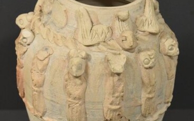 Asian terracotta vase (Ht.20cm)
