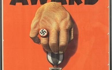 Award for Careless Talk, WWII Poster