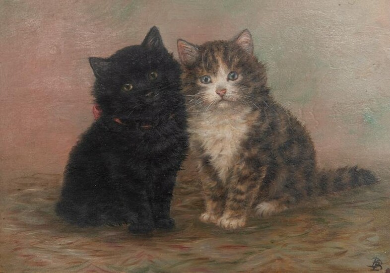 BESSIE BAMBER (19TH/20TH CENTURY) TWO KITTENS