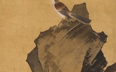 BIRD AND FLOWERS IN SONG STYLE, ATTRIBUTED TO JIANG TINGXI