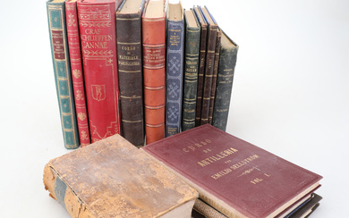 BOOKS, A Collection, 15 pieces i.a. military, war, 19th/20th century.