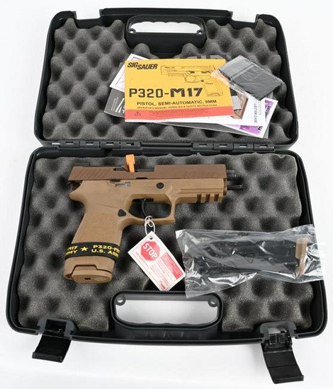 BOXED SIG SAUER P320 US ARMY M17 9mm PISTOL