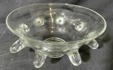 BUCHETTE Art Glass Clear Bowl