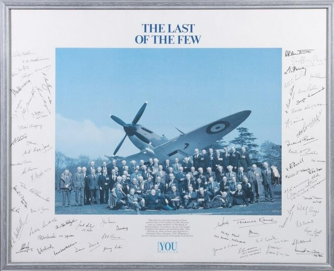 Battle of Britain WWII Printed Autographs