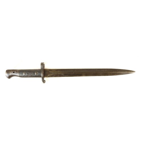 Bayonet a 1903 dated early Enfield 303 example, stamps to po...