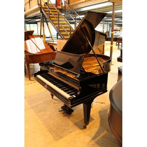 Bechstein (c1896) A 6ft Model A grand piano in a bright ebon...