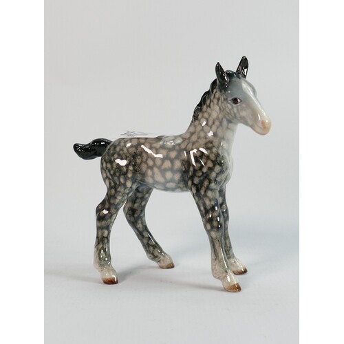 Beswick rocking horse grey shire foal 951: lovely early ver...