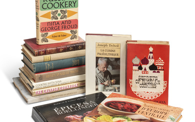 Books on Eastern and Central European cooking A group of...