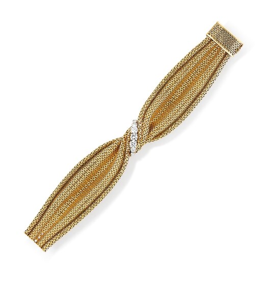 Bracelet or et diamants | Gold and diamond bracelet