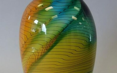 Bruce Freund Contemporary Art Glass Vase