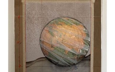CHRISTO (1935 - 2020) Wrapped Globe - 2019