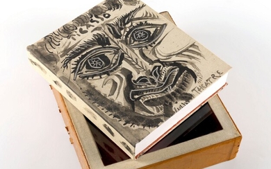 COOPER (Douglas) Picasso Théâtre. 1 vol. gd in-4 (25,2x29,5) relié toile beige de l’éditeur, illustrée...