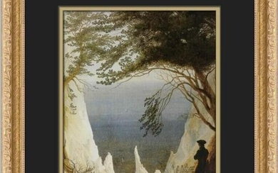 Caspar David Friedrich Chalk Cliffs Custom Framed Print
