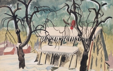 Charles Ephraim Burchfield (1893-1967), Winter Afterglow