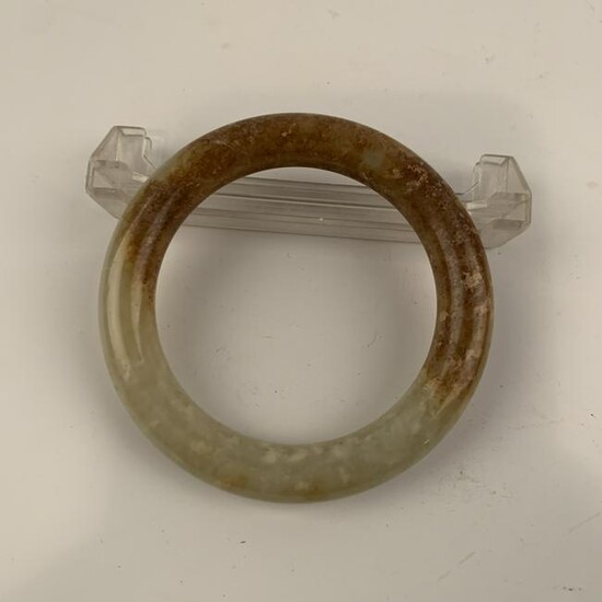 Chinese Old Jadeite Bracelet