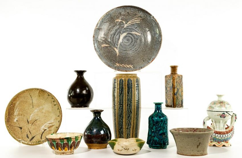 Chinese and Japanese Pottery and Porcelain Assortment