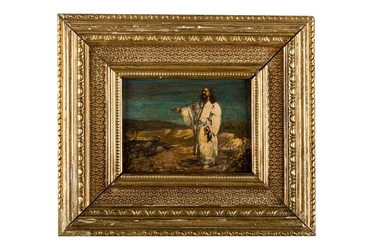 Christ in the desert, Domenico Morelli (1823 - 1901)