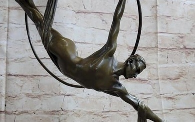 Cirque de Soleil Acrobat Bronze Sculpture