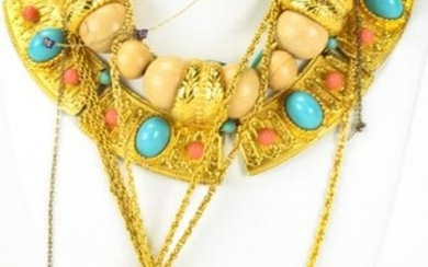 Collection of Vintage Costume Jewelry Necklaces