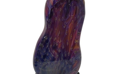Cristiano Toso Signed Murano Art Glass Sculpture On Stand