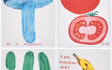 David Shrigley (b.1968) Fruit and Vegetable Series: The Moment Has Arrived, You Win This Mushroom