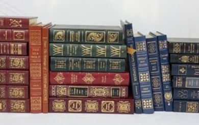 EASTON PRESS LEATHER BOOK COLLECTION 35 BOOKS