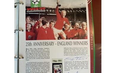 England 1966 World Cup Football Autographs: From the genuine...