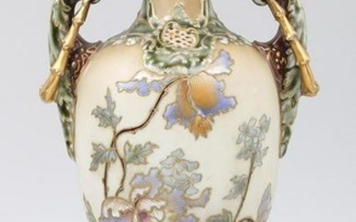 Ernst Wahliss Turn-Teplitz footed vase