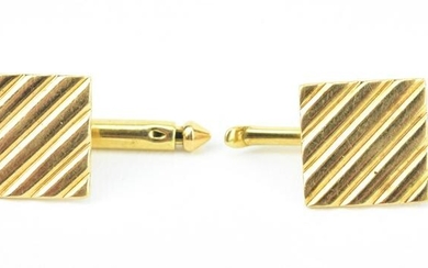 Estate Tiffany & Co 14k Yellow Gold Cufflinks