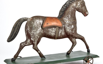 Extra Large Tin Horse Toy