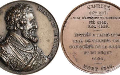 Francia. (hacia 1840). Enrique IV de Francia. (Collignon 1570) (Forrer...