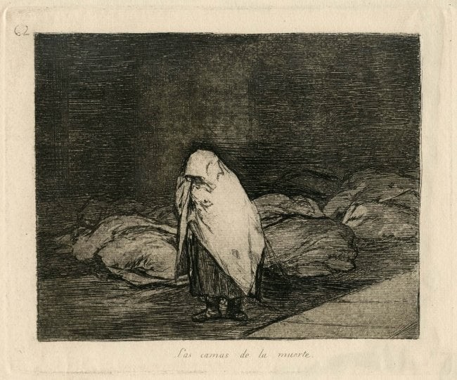 Francisco Goya Las camas de la muerte