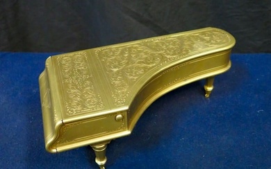 French Late 19th Century Bronze Piano "Box" Inkwell