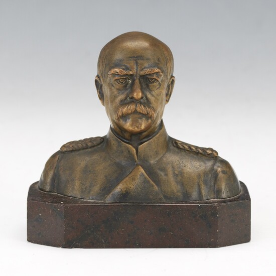 General Foch Bronze Cabinet Bust