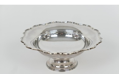 George V silver footed fruit bowl, by Barker Bros., Chester ...