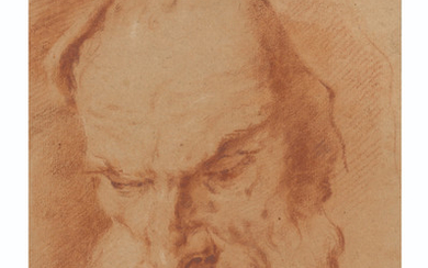 Giovanni Battista Piazzetta (Venice 1682-1754), Head of a bearded man