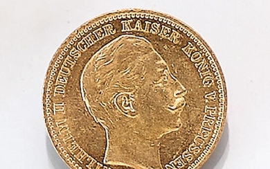 Gold coin, 20 Mark, German Reich, 1899...