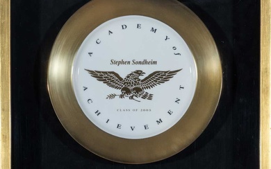 Golden Plate Award presented to Stephen Sondheim