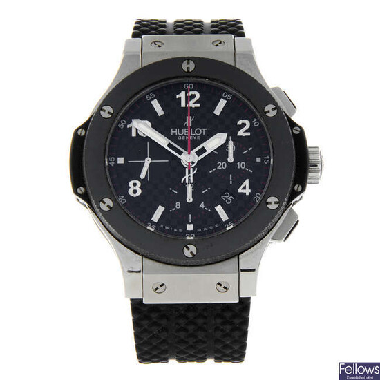 HUBLOT - a bi-material Big Bang chronograph wrist watch, 44mm.