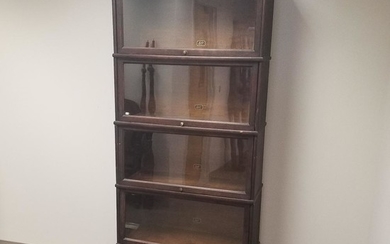 Hale Glazed Mahogany Five-stack Barrister Bookcase