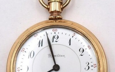 Hamilton Gold Filled Pocket Watch