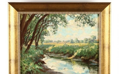 Harold C. Dunbar (MA, 1882-1953), Summer Landscape