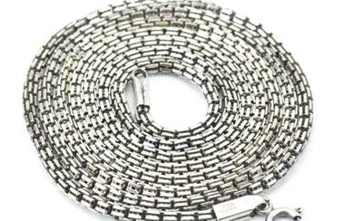 Heavy Articulated Sterling Silver Necklace Chain
