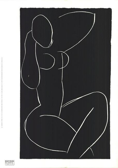 Henri Matisse - Nu Assis I - 1989 Serigraph 48" x 34"