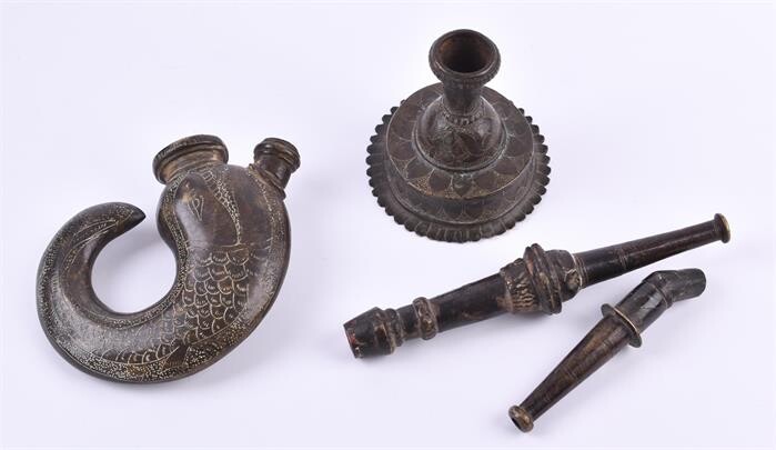 Indische Wasserpfeife-OKA 18. Jhd. | Indian water pipe OKA 18th century
