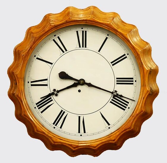 Ingraham Corrugated Gallery Clock