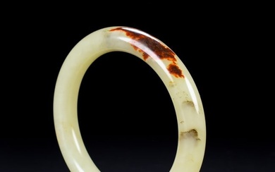 Inside Diameter 59mm Chinese Hetian Jade Bracelet