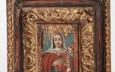 Italian School Madonna and Child oil on panel