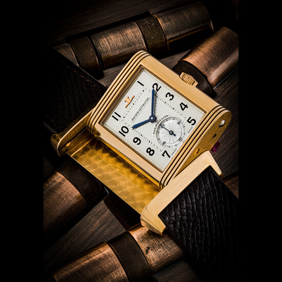 JAEGER LE-COULTRE, LIMITED TO 500 PIECES, PINK GOLD REVERSO TOURBILLON